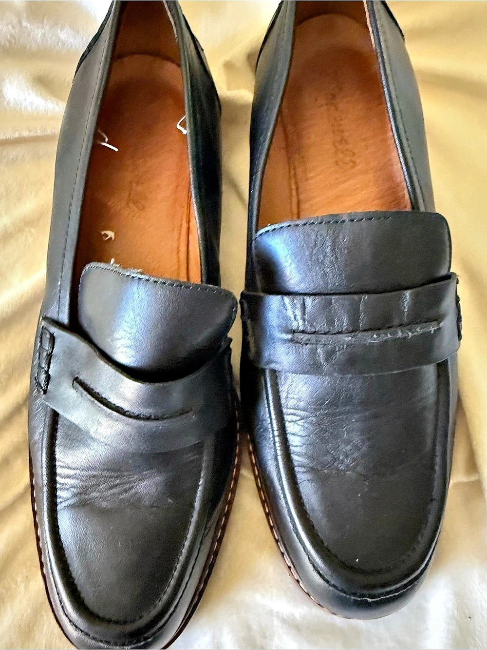 Madewell The Corinne Lugsole Loafer Black Leather Loafers